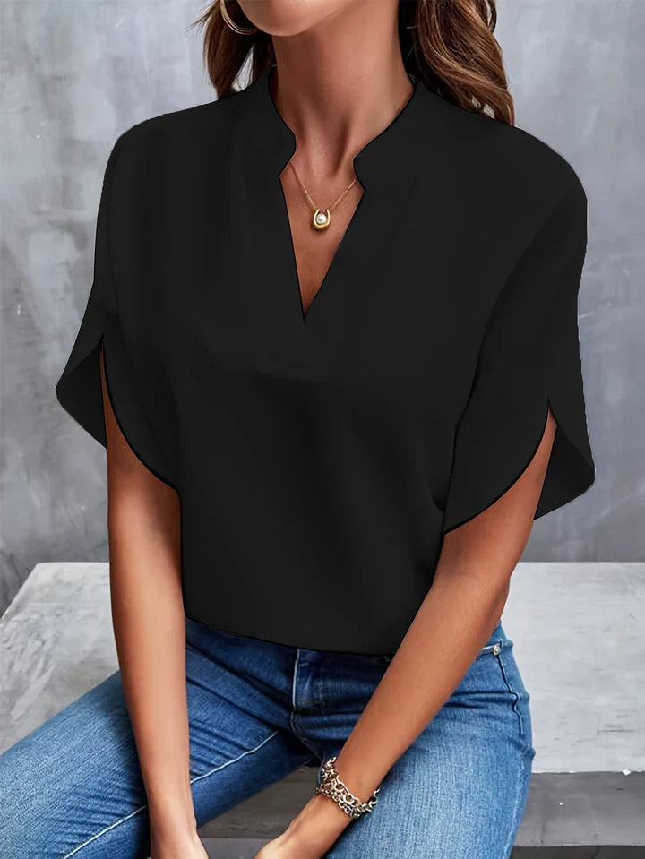 Billie™ | Timeless V-Neck Blouse 