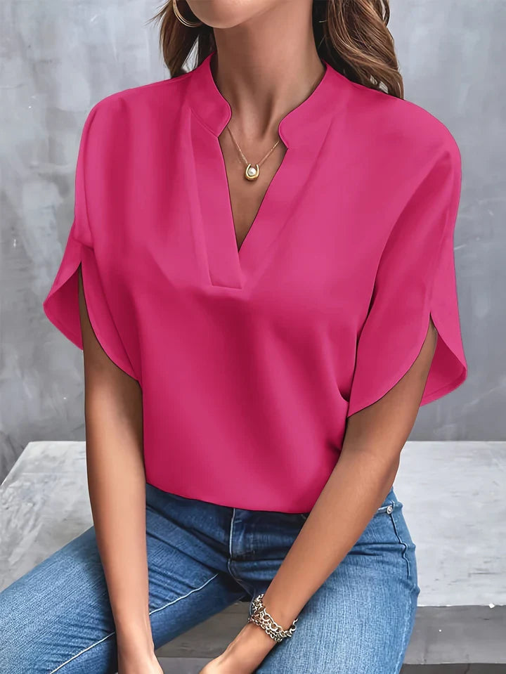 Billie™ | Timeless V-Neck Blouse 