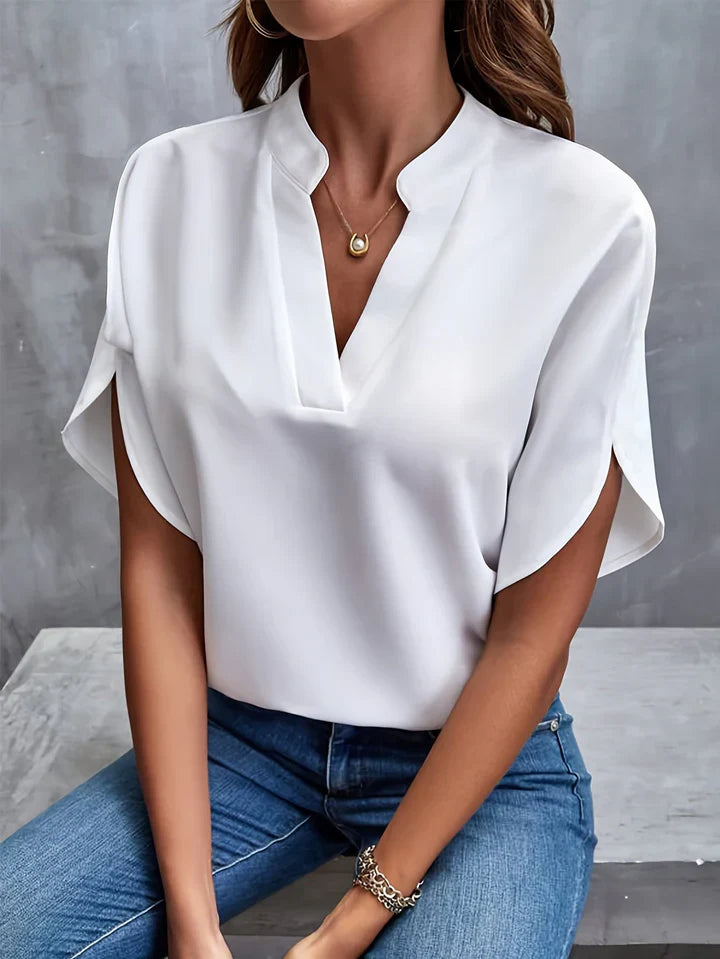 Billie™ | Timeless V-Neck Blouse 