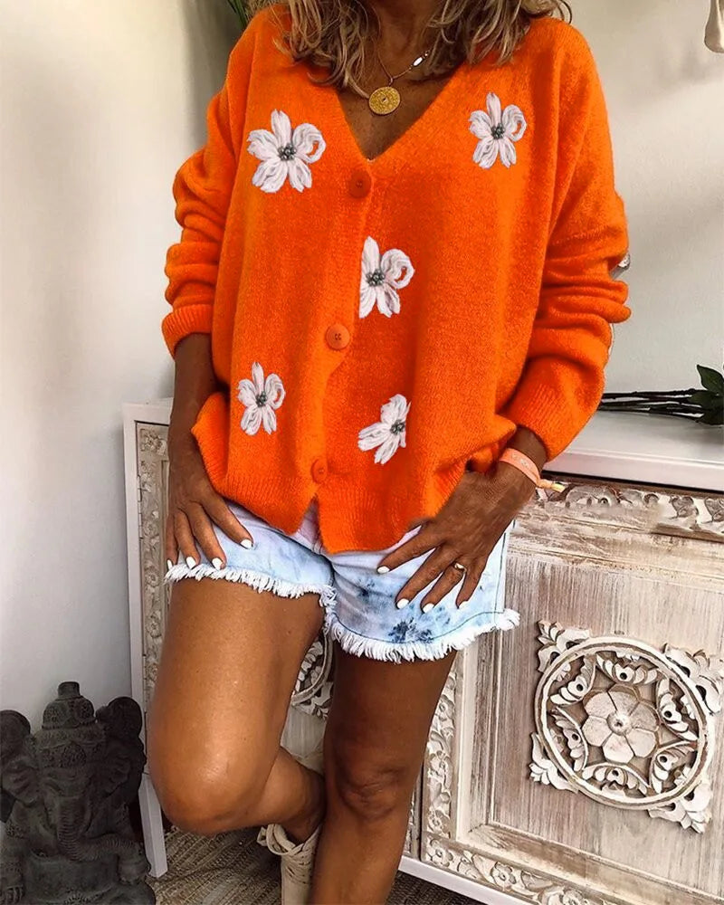 MARNIE | Printed Spring Sweater