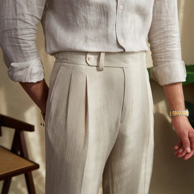 Jesse | Stylish Pleated High Waist Trousers