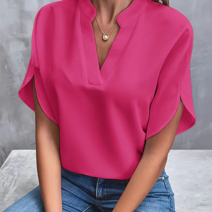 Billie™ | Timeless V-Neck Blouse 