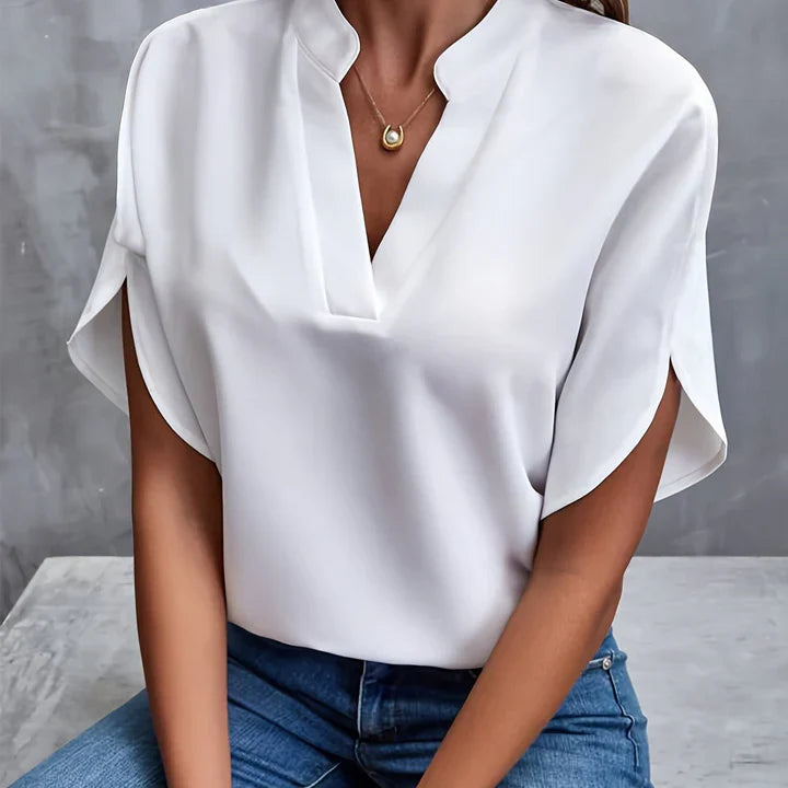 Billie™ | Timeless V-Neck Blouse 