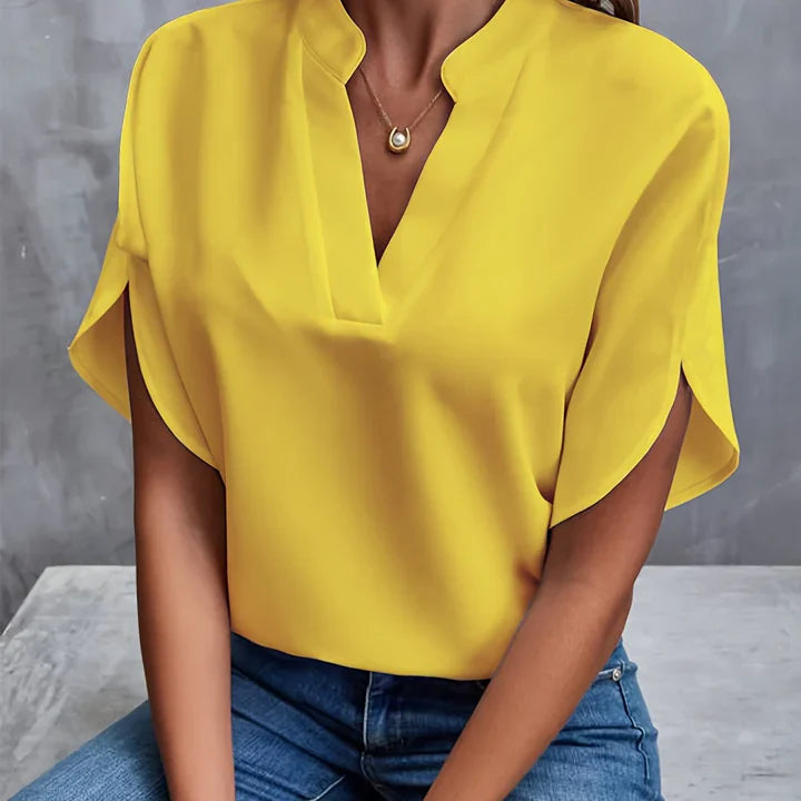 Billie™ | Timeless V-Neck Blouse 