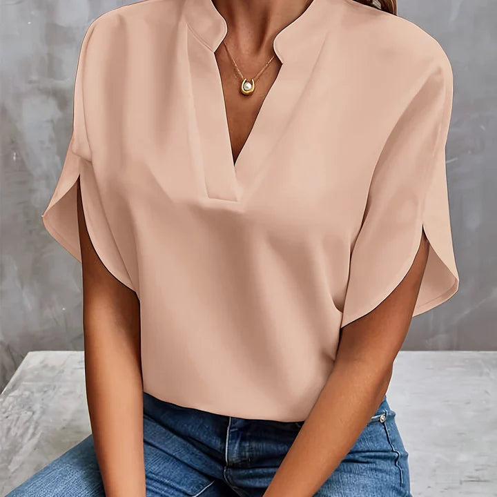 Billie™ | Timeless V-Neck Blouse 