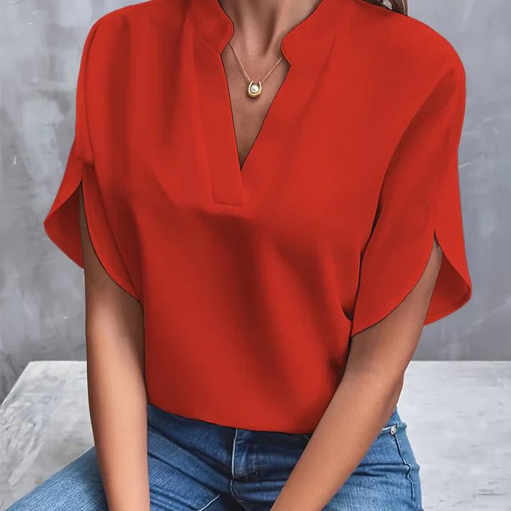 Billie™ | Timeless V-Neck Blouse 