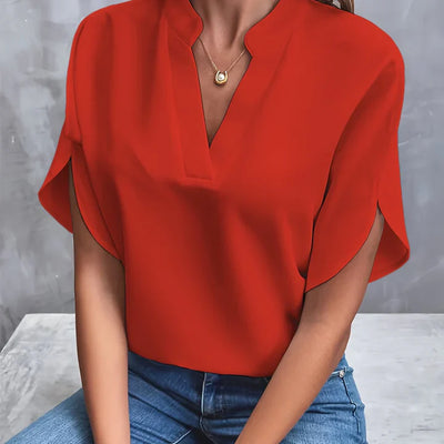 Billie™ | Timeless V-Neck Blouse 