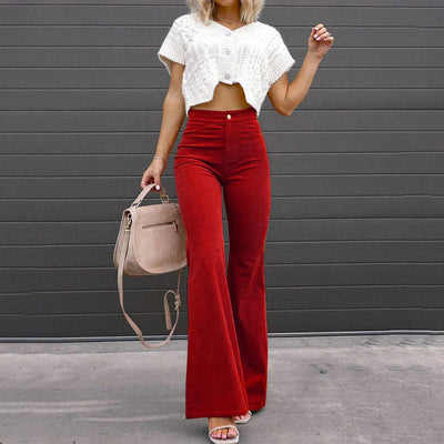 Eloise | Stylish High-Waisted Flare Pants