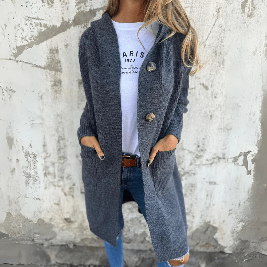 Women's long cardigan