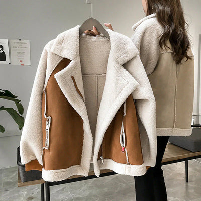 Erin™ | Stylish Faux Shearling Zip-Up Jacket