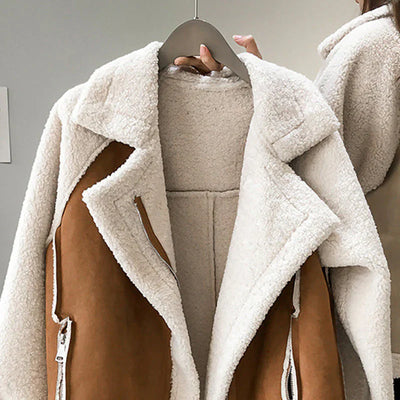 Erin™ | Stylish Faux Shearling Zip-Up Jacket