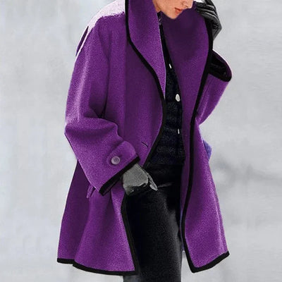 Maisie™ | Stylish double-stranded wool coat 